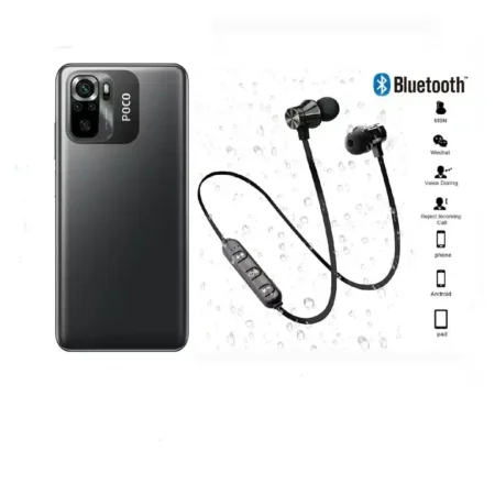 Xiaomi Poco M5s BLACK DE 8GB CON 256GB + AUDÍFONOS