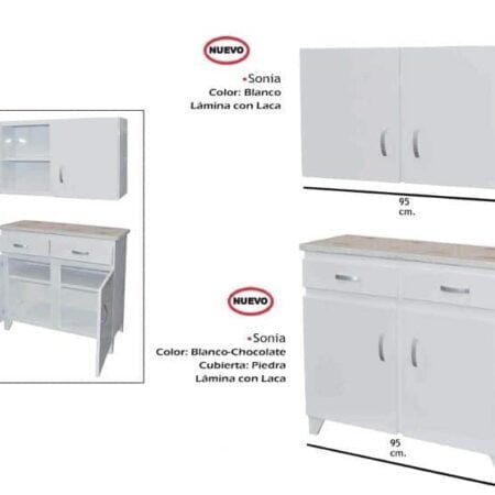 Alacena y Base Sonia 95 Cm.