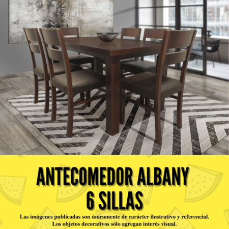 Antecomedor ALBANY 6 sillas