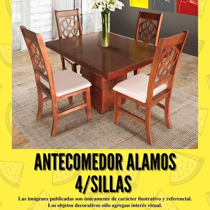 Antecomedor Alamos 4/sillas