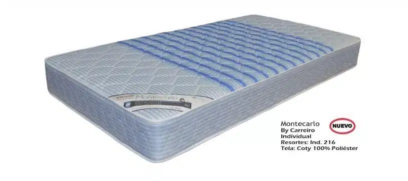 Colchon Carreiro Individual Montecarlo