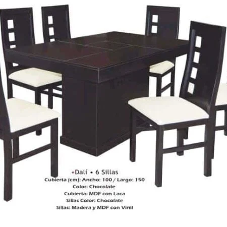 Antecomedor Dali 6 Sillas