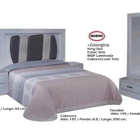 Recamara Georgina Ks Gris