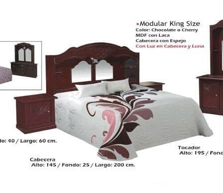 Recamara Modular Ks Chocolate o Cherry