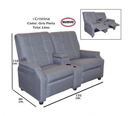 Reposet Cristina Gris Perla