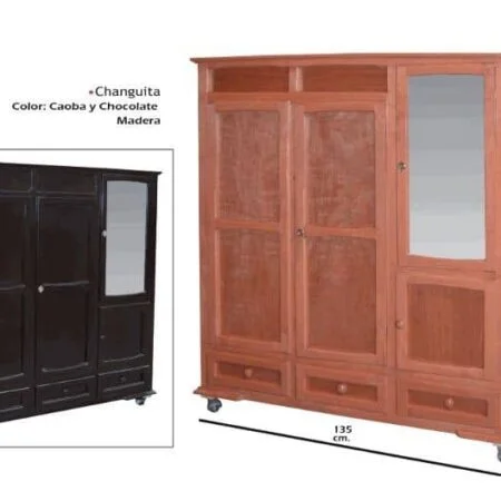 Ropero Changuita Caoba y Chocolate