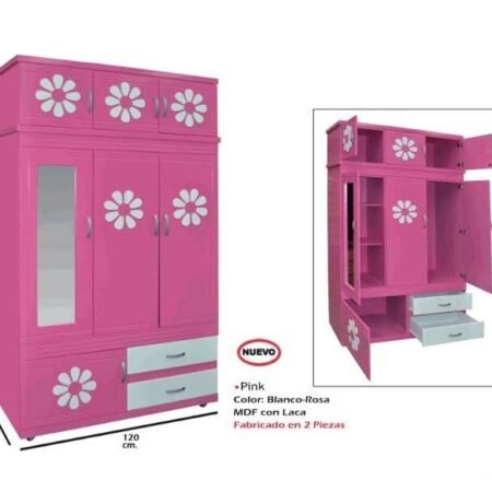 Ropero Pink Blanco-Rosa