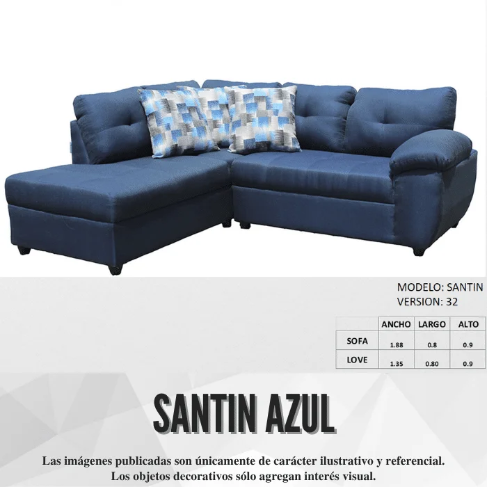 Sala Modular Santin Azul