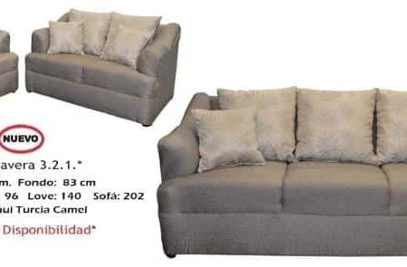 Sala Primavera 3-2-1 Sofa-Love Seat y Sillon