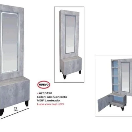 Tocador Arantxa Gris Concreto