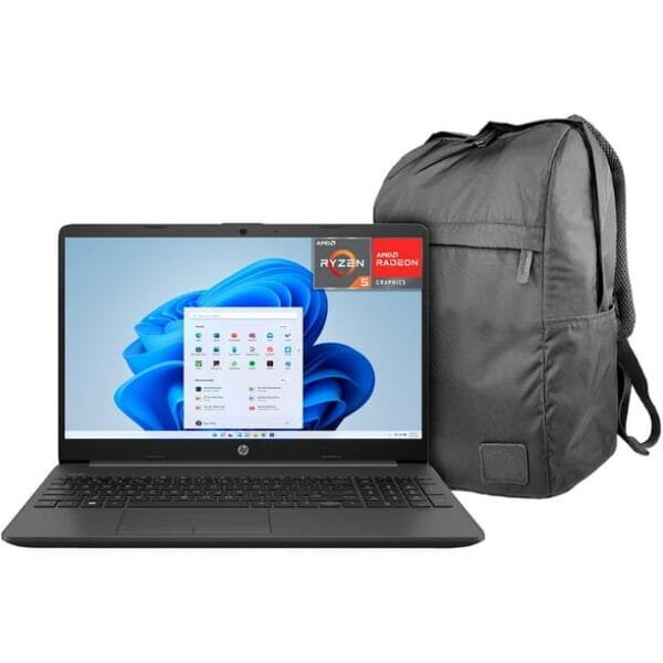 Laptop HP 255 G9 AMD Ryzen 5 5625U 12GB RAM 512GB SSD 15.6' Windows 11 Home Teclado en Español Mochila negro