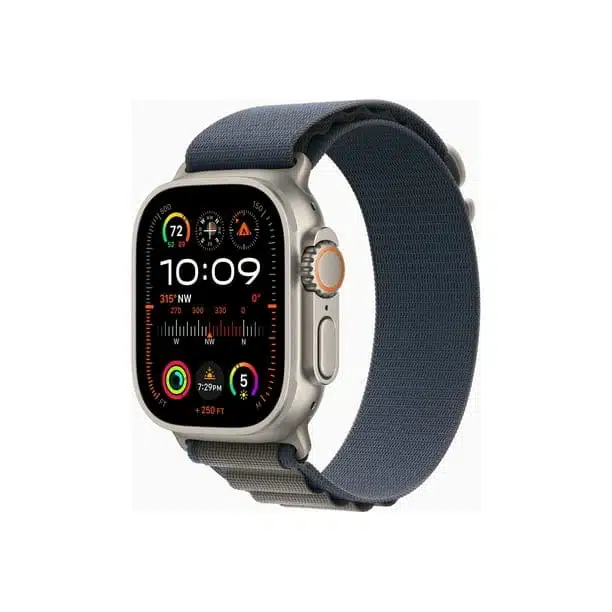 Apple Watch Ultra 2 - 49 mm - titanio - reloj inteligente con Alpine Loop - textil - azul - Image 7
