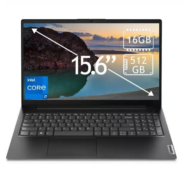 Laptop Lenovo V15 15.6" Core i7 16GB 512GB Negro 83CC002EUS